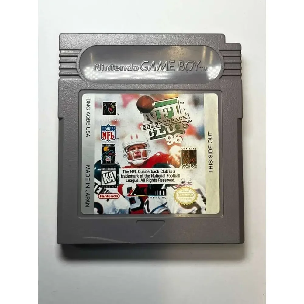 NFL Quarterback Club 96 Nintendo GameBoy Game Boy Great Shape